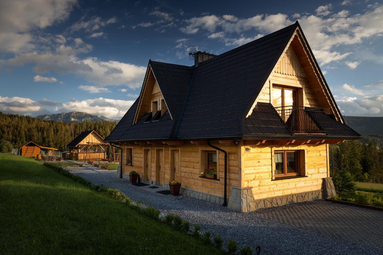 Witowianskie Domki Z Kominkiem, Jacuzzi I Sauna Dzianisz Dış mekan fotoğraf