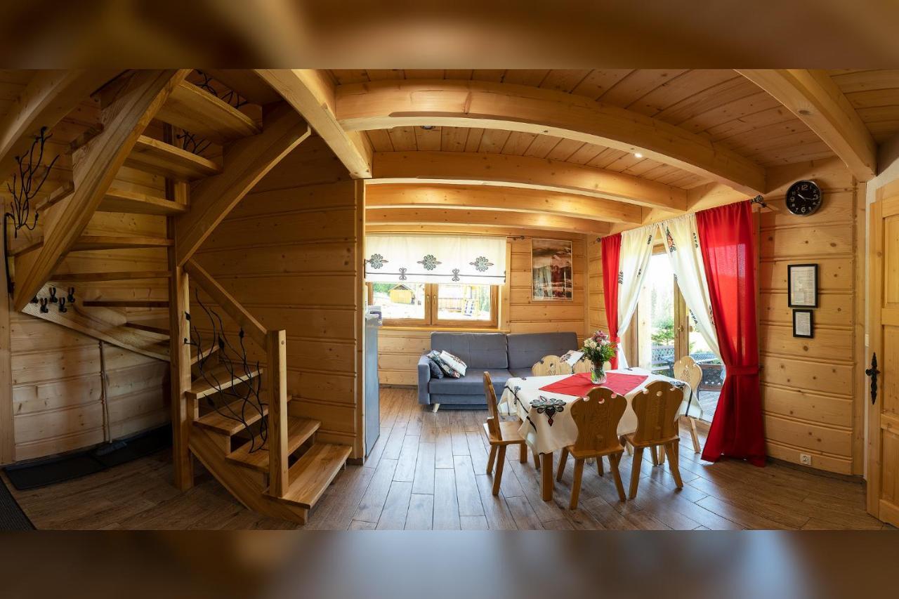 Witowianskie Domki Z Kominkiem, Jacuzzi I Sauna Dzianisz Dış mekan fotoğraf