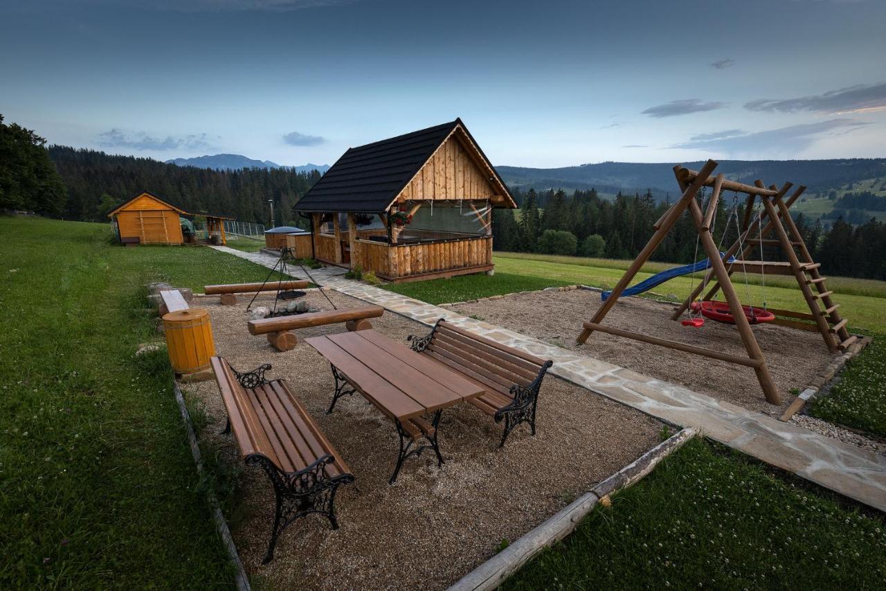 Witowianskie Domki Z Kominkiem, Jacuzzi I Sauna Dzianisz Dış mekan fotoğraf