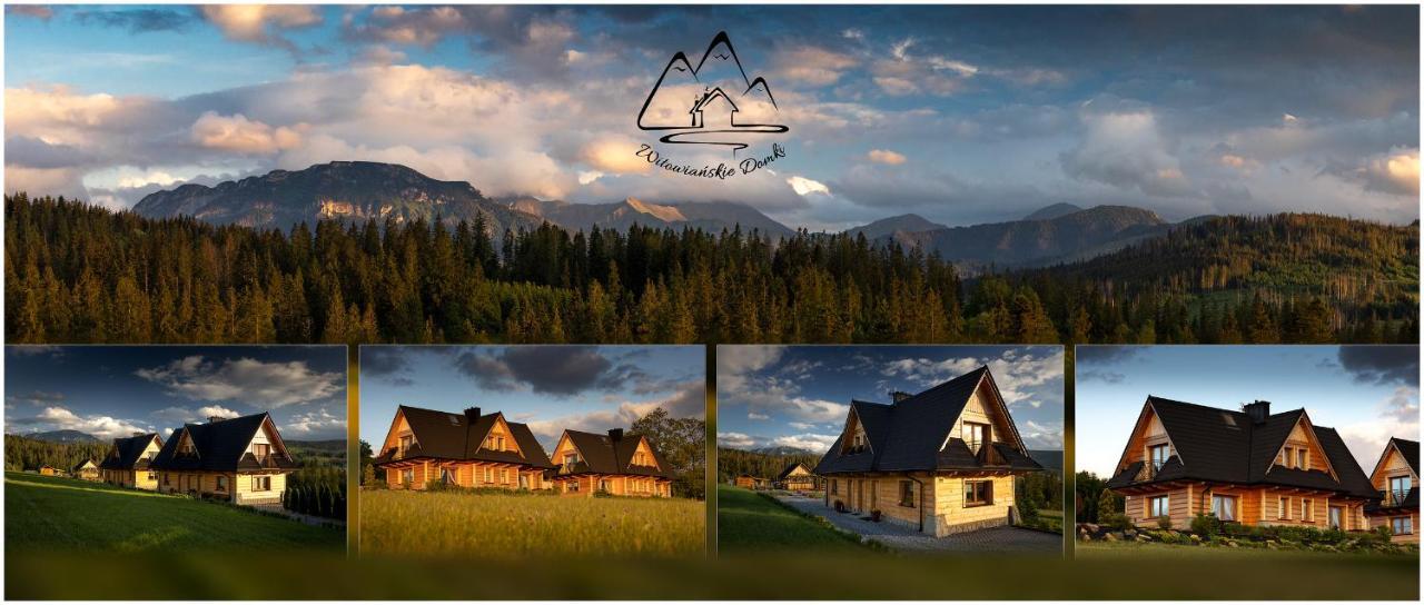 Witowianskie Domki Z Kominkiem, Jacuzzi I Sauna Dzianisz Dış mekan fotoğraf