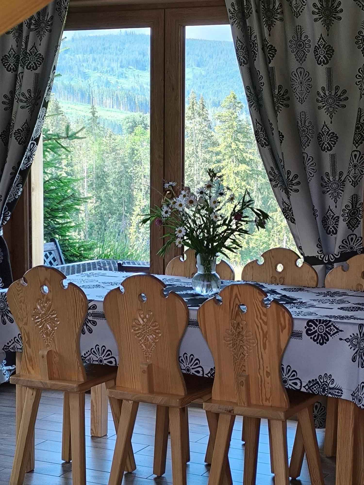 Witowianskie Domki Z Kominkiem, Jacuzzi I Sauna Dzianisz Dış mekan fotoğraf