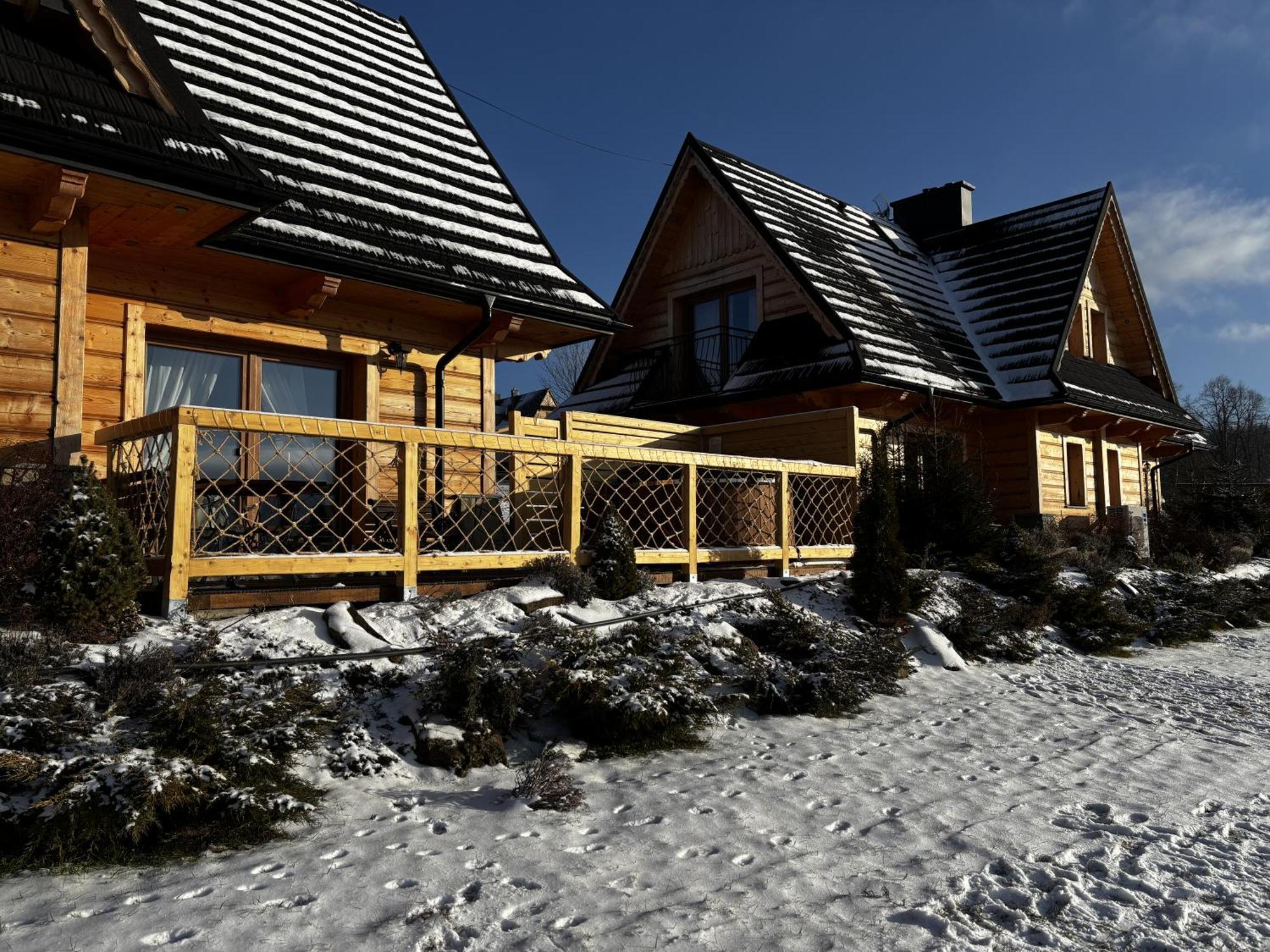 Witowianskie Domki Z Kominkiem, Jacuzzi I Sauna Dzianisz Dış mekan fotoğraf
