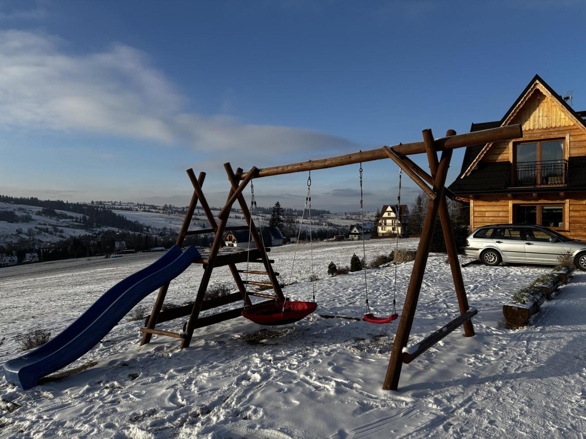 Witowianskie Domki Z Kominkiem, Jacuzzi I Sauna Dzianisz Dış mekan fotoğraf
