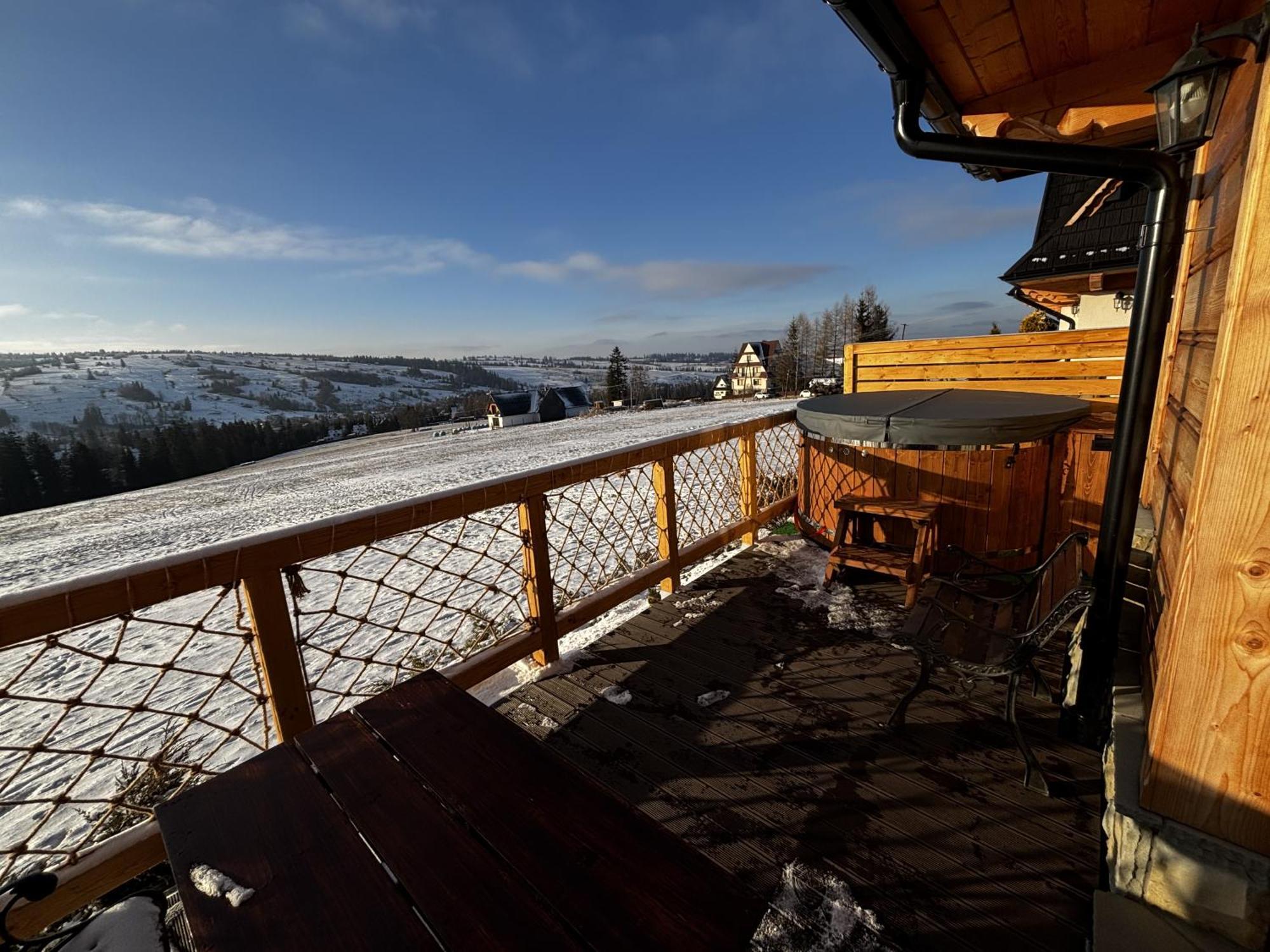 Witowianskie Domki Z Kominkiem, Jacuzzi I Sauna Dzianisz Dış mekan fotoğraf