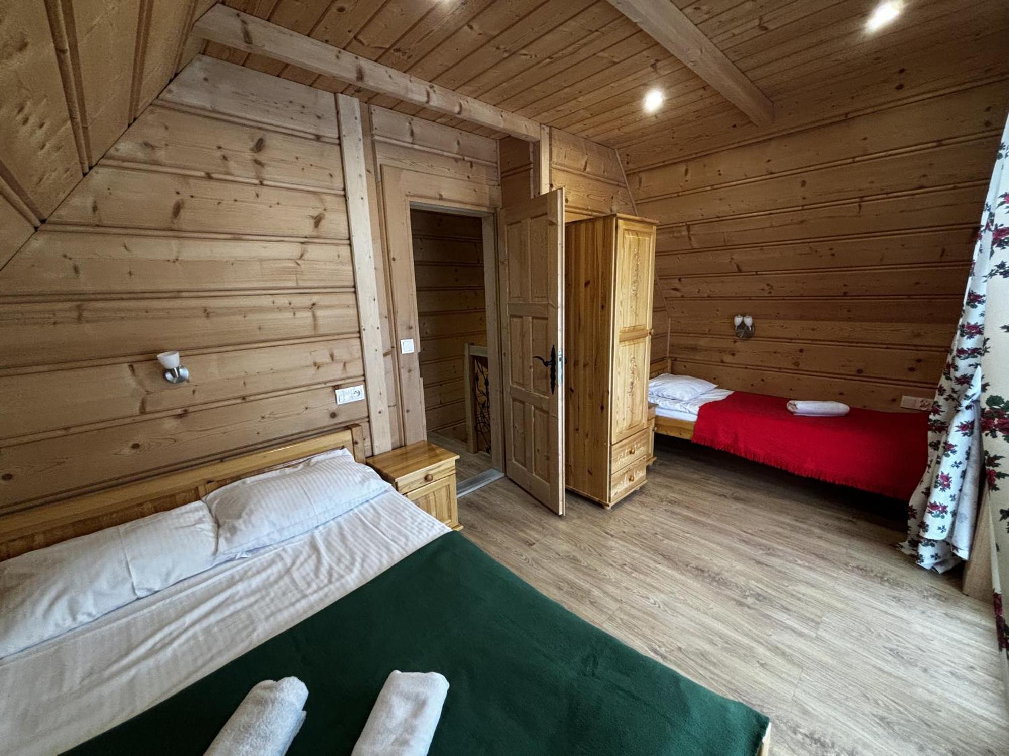 Witowianskie Domki Z Kominkiem, Jacuzzi I Sauna Dzianisz Dış mekan fotoğraf